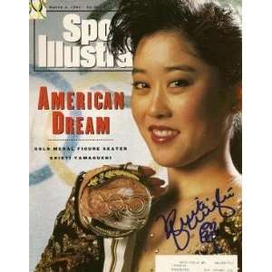  Kristie Yamaguchi autographed Sports Illustrated Magazine 