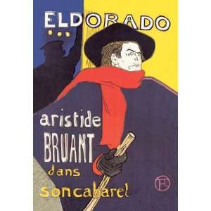  El Dorado Aristide Bruant dans son Cabaret 20x30 poster 