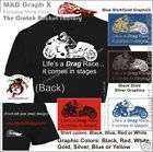 Motorcycle Sportbike T shirts S 3XL MAD Graph X 10sec