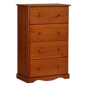  FY Lifestyle FYP 5344 Four Drawer Wooden Chest Dresser 