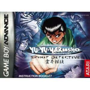 Yu Yu Yakusho Ghost Files   Spirit Detective GBA Instruction Booklet 
