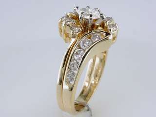 Zales / Kay 1ct G SI1 Diamond 14K Yellow Gold Engagement Ring Wedding 