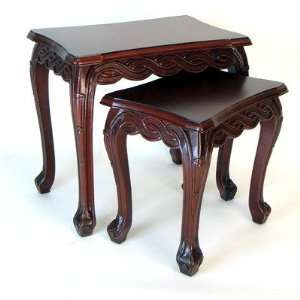  Wayborn Furniture 5531 Tables Nesting Table, Honey Brown 