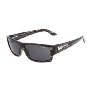  Arnette Sunglasses Wager / Frame Striped Grey Havana Lens 