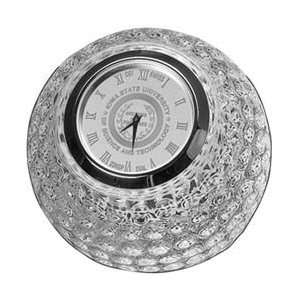 Iowa State   Golf Ball Clock   Silver 