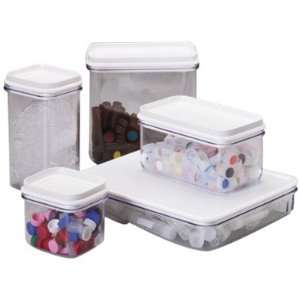 Nalgene 5700 0125 Styrene Acrylonitrile Lab Sample Box with White PP 