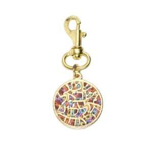  Multicolored Circle Keychain with Shema 