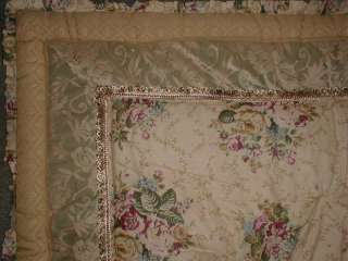 Antique Rose Full Comforter Set Bedding NEW 4 PC Mauve  