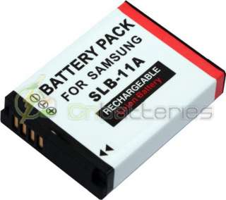 Battery for SAMSUNG SLB 11A SLB 11A CL65