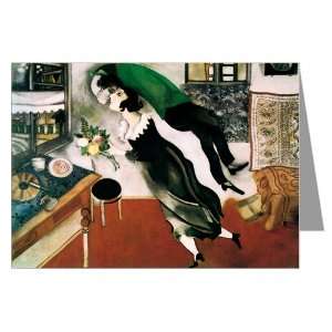  Twelve Note Card Set of Marc Chagalls 1915 painting 