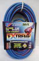 50 12 Gauge Cold Weather Extension Cord w Lighted End  