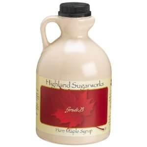Highland Sugarworks 100% Grade B Maple Syrup, 32 Ounce Jug  