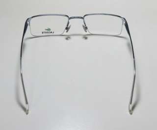 NEW LACOSTE 12031 51 20 140 LIGHT BLUE METAL TEMPLES EYEGLASSES 