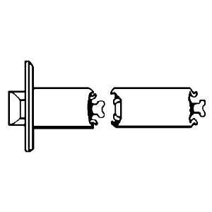   43005 N/A 5 Backset Extension Link for 2 3/4 Backset Latches 43 005