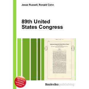    89th United States Congress Ronald Cohn Jesse Russell Books