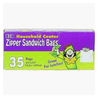  Resealable Sandwich Bag, 30CT ZIP SANDWICH BAGS