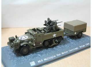 US M16 Multiple Gun Motor Carriage w/ Trailer 1/72 War Master  