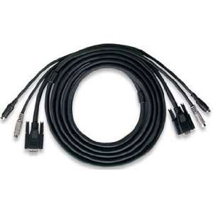  3 in 1 Spider Cable, 2xMini DIN6 Male / HD15 Male to 