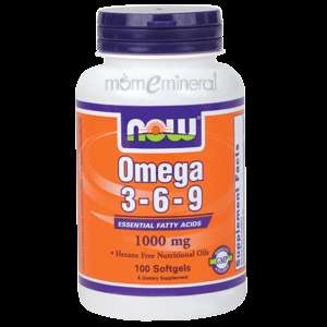 Omega 3 6 9 1000 mg 100 softgels by NOW Foods  
