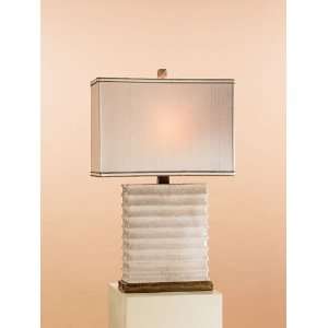  Currey & Company 6497 Tristan 1 Light Table Lamps in Ivory 