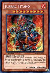 Jurrac Titano   HA03 EN039   Yu Gi Oh CCG  