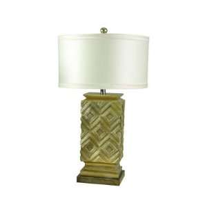   Geometric Table Lamp by Sedgefield   Burnished Silver/Gold (L674 658