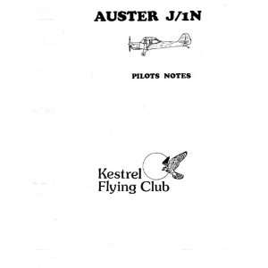    Auster J1N Aircraft Pilots Notes Manual Sicuro Publishing Books