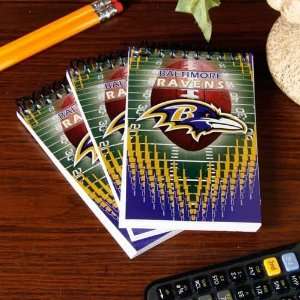  Baltimore Ravens NFL 3 Pack Memo Books