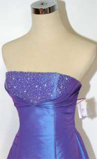 NWT ZUM ZUM $120 Blue / Violet Juniors Formal Gown 7  