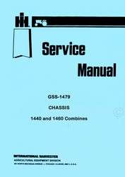 INTERNATIONAL 1440 1460 Combine Chassis Service Manual  