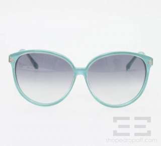 Matthew Williamson Linda Farrow Gallery Blue Round Frame Sunglasses 