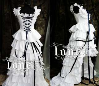Clamp Chobits Chii Cosplay Costume Gothic Lolita Dress  