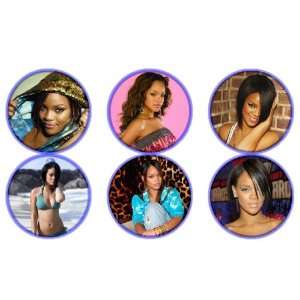  Set of 6 Rihanna 1.25 Badge Pinback Button Everything 