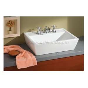 Cheviot 21x15x6 Overcounter Lavatory Sink W/ 8 Drilling 1237W21 8 