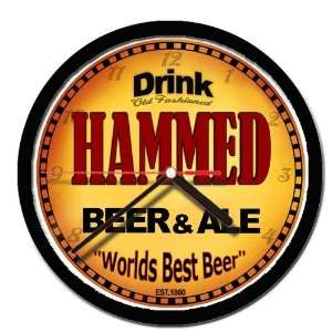  HAMMED beer and ale cerveza wall clock 