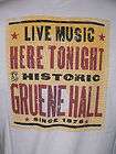 Gruene Hall T Shirt L Texas Music Legendary Dance Hall