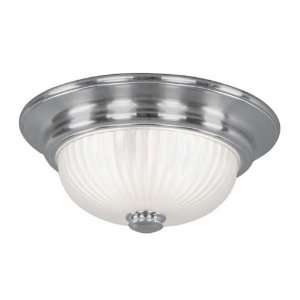  Livex 7418 91 Beacon Hill Ceiling Mount Brushed Nickel 