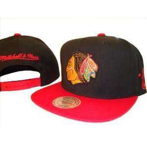 Chicago Blackhawks Mitchell & Ness Adjustable Snap Back Baseball Cap 