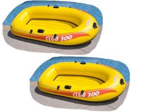 INTEX Club 300 Inflatable 3 Person Raft Boat 58322EP 078257583225 