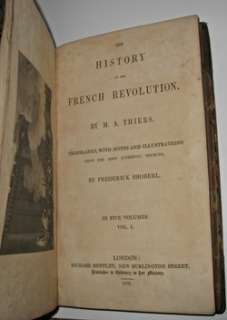 FRENCH REVOLUTION Napoleon FIRST EDITION Leather France  