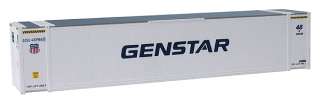   48 Intermodal Smooth Side Shipping Container GENSTAR 933 1813  