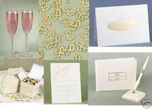 50th Wedding Anniversary Party Set Everything You Need  