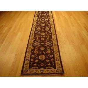  2x24 Hand Knotted OUSHAK Pakistan Rug   27x242