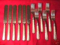 1835 R. Wallace Scroll 1907 Knives & Forks  12  