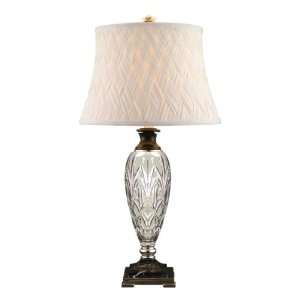  Dale Tiffany GT80510 Crystal Table Lamp, Silver/Chrome and 