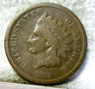 1872 GOOD+ INDIAN HEAD SMALL CENT  FULL RIMS  ID#OO916  