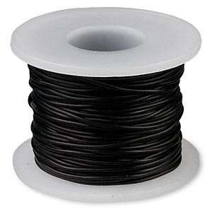   Black Rubber 2mm 80 Feet Spool Non Stretchy Arts, Crafts & Sewing