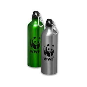  WWF Water Bottle   Green, White or Gold 