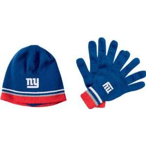    New York Giants Glove & Cuffed Knit Hat Box Set