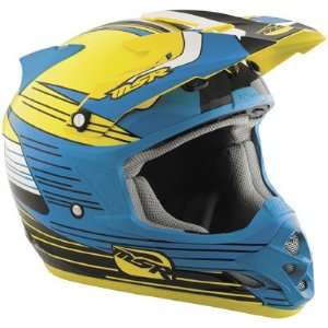  MSR Helmets M11 VELOC NXT CYAN/YLW XS Automotive